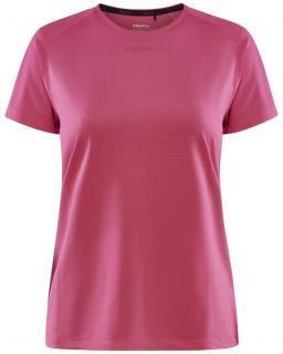 Craft ADV Essence Slim SS triko dámské Barva: Růžová, Velikost: S