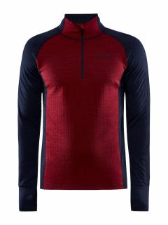 Craft ADV Nordic Wool HZ triko pánské Barva: Červená, Velikost: M