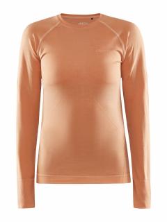 Craft CORE Dry Active Comfort LS triko dámské Barva: Tmavě oranžová, Velikost: L