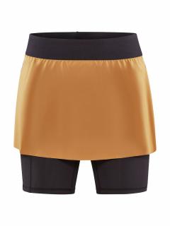 Craft PRO Trail 2in1 sukně dámské Barva: Oranžová, Velikost: XL
