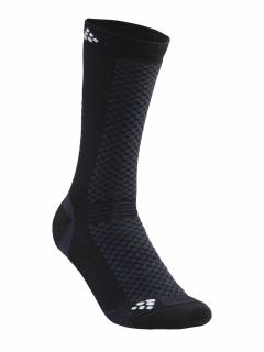 Craft Warm 2pack ponožky Barva: Černá, Velikost: 46-48
