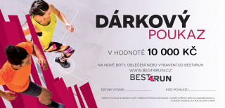 Dárkový poukaz Best4Run 10 000 Kč