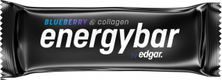 Edgar Energybar energetická tyčinka Příchuť: Borůvka s kolagenem