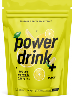 Edgar Powerdrink+ energetický nápoj Balení: 1 500 g, Příchuť: Citron