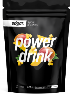 Edgar Powerdrink energetický nápoj Balení: 600 g, Příchuť: Mango