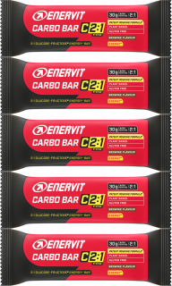 Enervit Carbo Bar C2:1 energetická tyčinka Příchuť: Brownie 5x 45 g