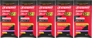 Enervit Carbo Jelly C2:1 energetické želé Příchuť: Tropické ovoce 5 ks