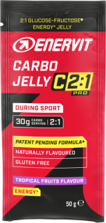 Enervit Carbo Jelly C2:1 energetické želé Příchuť: Tropické ovoce