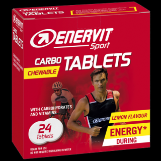 Enervit Carbo Tablets citron energetické tablety Balení: 24 tablet