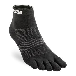 Injinji Run Lightweight Mini Crew unisex prstové ponožky Barva: Black, Velikost: L