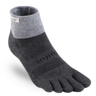Injinji Trail Mini Crew unisex prstové ponožky Barva: Granite, Velikost: L
