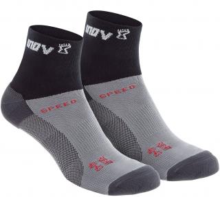 Inov-8 Speed Sock Mid black 2pack ponožky Velikost: L