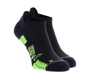 Inov-8 Trailfly Sock Low black green ponožky Velikost: L