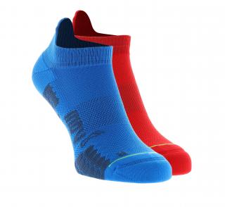 Inov-8 Trailfly Sock Low blue red ponožky Velikost: L