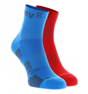 Inov-8 Trailfly Sock Mid blue red ponožky Velikost: L