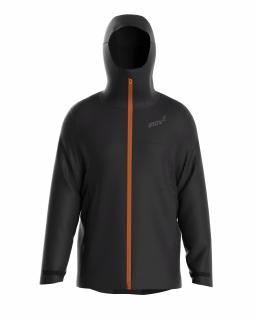 Inov-8 Venturelite Jacket FZ black graphite orange nepromokavá bunda pánská Velikost: L