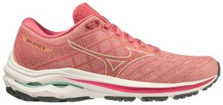 Mizuno Wave Inspire 18 rosette snow white garnet rose dámské Velikost: 35