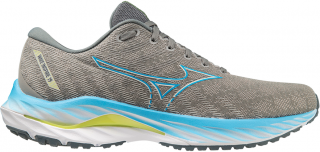 Mizuno Wave Inspire 19 gray blue bolt 2 neon pánské Velikost: 41