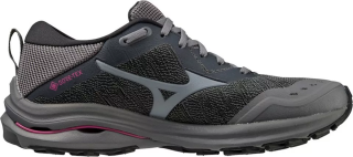 Mizuno Wave Rider GTX iron gate nimbus cloud fuchsia fedora nepromokavé dámské Velikost: 35