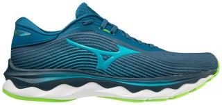Mizuno Wave Sky 5 moroccan blue peacock blue green gecko pánské Velikost: 40,5