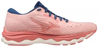 Mizuno Wave Sky 6 peach bud vaporous gray estate blue dámské Velikost: 41