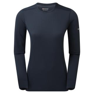 Montane Fem Dart Lite Long Sleeve eclipse blue triko dámské Velikost: L