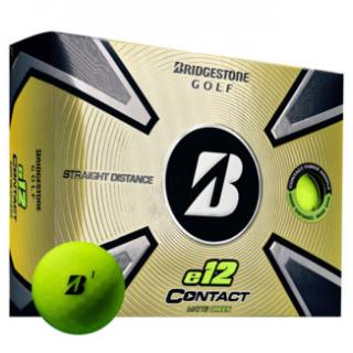 BRIDGESTONE e12 23 Contact golfové míčky - zelené (12 ks)