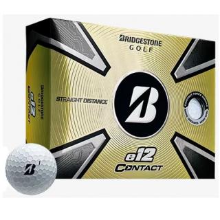 BRIDGESTONE e12 Contact golfové míčky - bílé (12 ks)