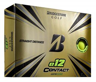 BRIDGESTONE e12 Contact golfové míčky - zelené (12 ks)
