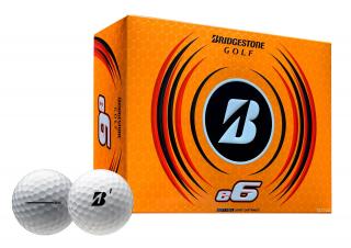 BRIDGESTONE e6 golfové míčky - bílé (12 ks)