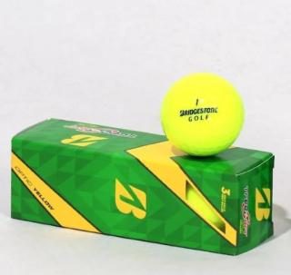 BRIDGESTONE Treosoft golfové míčky - žluté (3 ks)