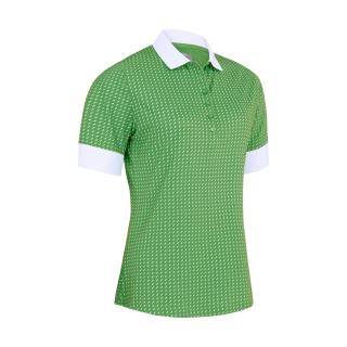 CALLAWAY Above Sleeve Printed dámské tričko zelené Velikost oblečení: L