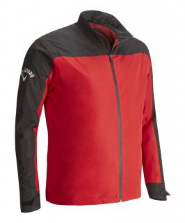 Callaway Blocked Waterproof pánská bunda červená Velikost oblečení: XL