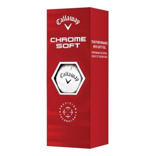 CALLAWAY Chrome Soft míčky (3 ks)