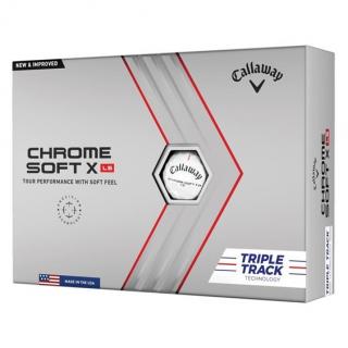 CALLAWAY Chrome Soft X LS Triple Track golfové míčky (12 ks)