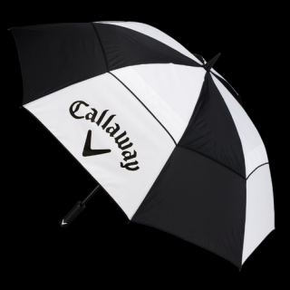 CALLAWAY Clean  deštník double canopy 60  černo-bílý