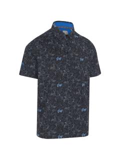 CALLAWAY Emea All Over pánskré tričko černo-modré Velikost oblečení: L