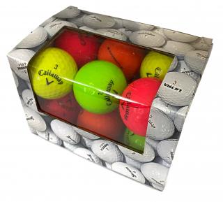 CALLAWAY hrané míčky v krabičce mix barev - kvalita A/B (12ks)