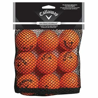 CALLAWAY HX tréninkové míčky oranžové (9 ks)