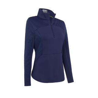 CALLAWAY Quilted Stretch Knit dámská mikina modrá Velikost oblečení: L