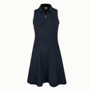 CALLAWAY Racer Back Flounce dámské šaty modré Velikost oblečení: XL