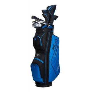 CALLAWAY REVA 11 ks dámský golfový set grafitový modrý  + Dárková krabička týček Shaft: Grafitový, Strana: Pravá