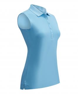 CALLAWAY Sleeveless Micro Hex dámské tričko modré Velikost oblečení: S