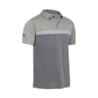 CALLAWAY Soft Touch Colour Block pánské tričko šedé Velikost oblečení: L