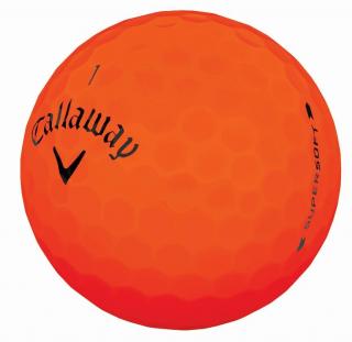CALLAWAY SuperSoft Matte golfové míčky - oranžové (1 ks)