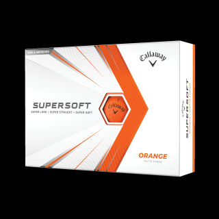 CALLAWAY Supersoft Matte míčky - oranžové (12 ks)