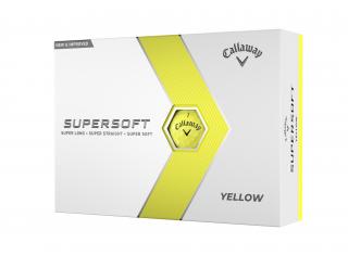 CALLAWAY Supersoft míčky - žluté (12 ks)