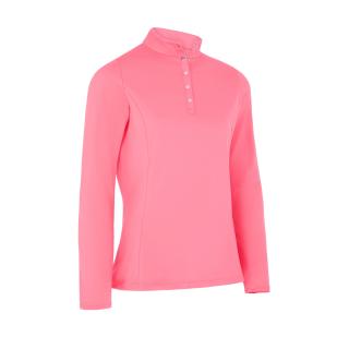 CALLAWAY Thermal Longsleeve Fleece Back Jersey dámské tričko růžové Velikost oblečení: M