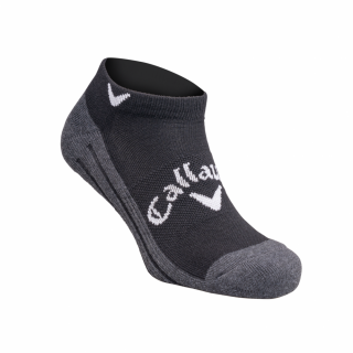 CALLAWAY Tour Optidri Low 2 pánské ponožky černo-šedé Velikost ponožek: L/XL