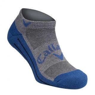 CALLAWAY Tour Optidri Low 2 pánské ponožky šedo-modré Velikost ponožek: L/XL
